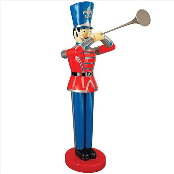 Trumpeting Soldier Statue Medium Christmas nutcracker Traditional